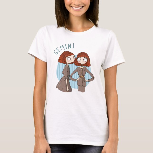 Zodiac Sign - Gemini - May 21 - June 20 T-Shirt (Front)