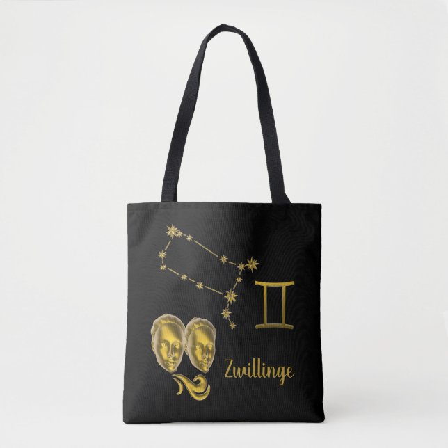 Zodiac sign Gemini -  Tote Bag (Front)