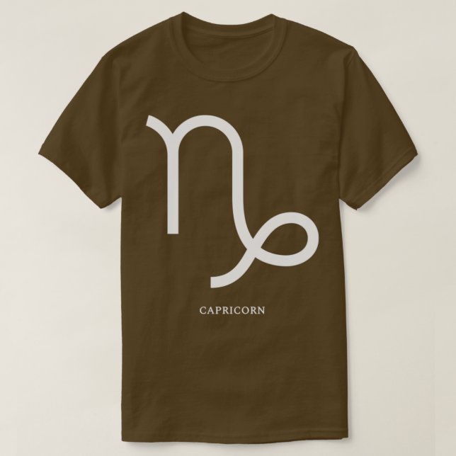 Zodiac Sign Goat Latin Capricorn  (2)  T-Shirt (Design Front)