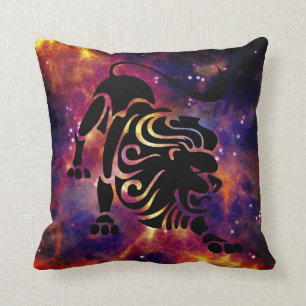 Zodiac Sign Leo Lion  Cushion
