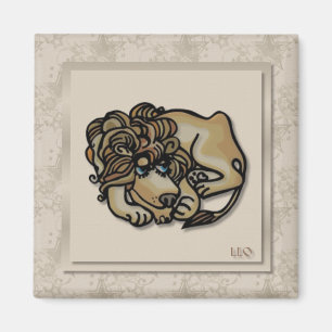 Zodiac Sign Leo Magnet