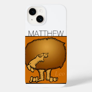 Zodiac Sign Leo personalised Birthday iPC Case-Mate iPhone 14 Case
