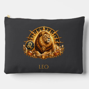 Zodiac Sign Leo Personalized Accessory Pouch