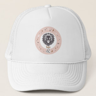 Zodiac Sign Leo Trucker Hat