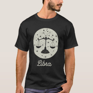 Zodiac Sign Libra Birthday Graphic for Men and Wom T-Shirt