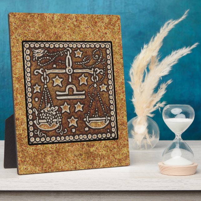 ZODIAC SIGN LIBRA PLAQUE (Side)