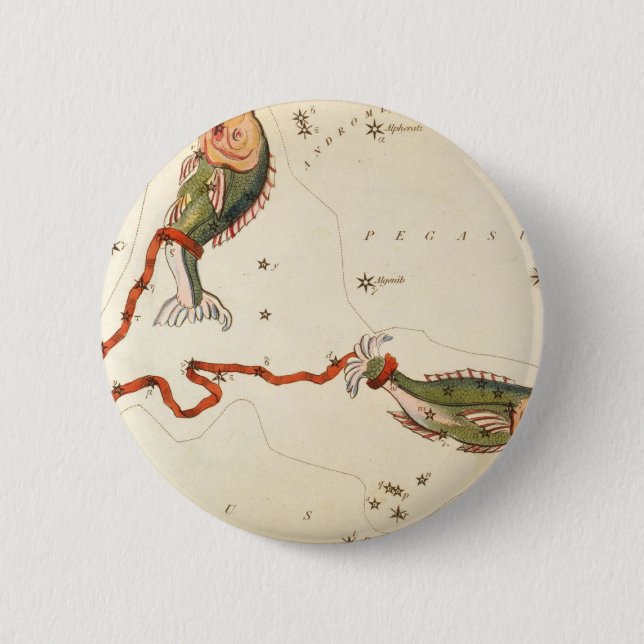 "Zodiac Sign: Pisces" buttons (Front)