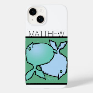 Zodiac Sign Pisces personalised Birthday iPC Case-Mate iPhone 14 Case