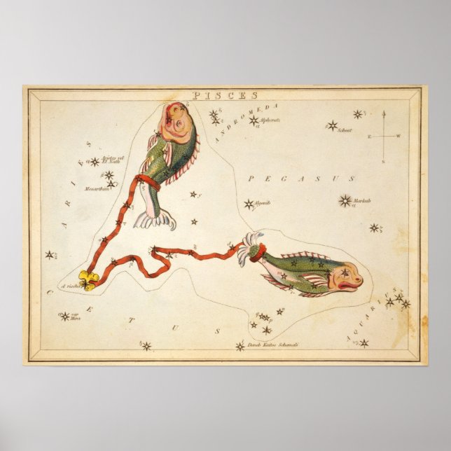 "Zodiac Sign: Pisces" print/poster Poster (Front)