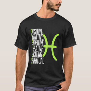 Zodiac Sign Pisces Sign Constellation Birthday Hor T-Shirt