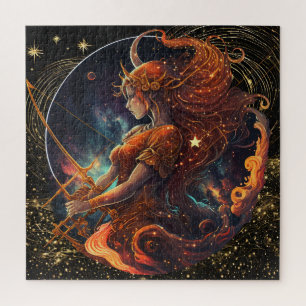 Zodiac Sign Sagittarius Puzzle, 20"x20" 676 pcs. Jigsaw Puzzle