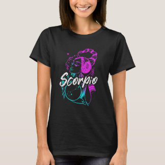 Zodiac Sign Scorpio Beautiful Girl Born In October T-Shirt