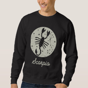 Zodiac Sign Scorpio Birthday Graphic for Men and W Sweatshirt