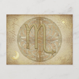 Zodiac Sign Scorpio Postcard