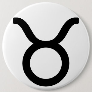 Zodiac sign Taurus 6 Cm Round Badge