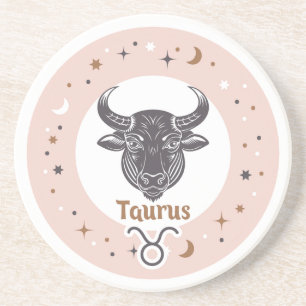 Zodiac Sign Taurus Coaster