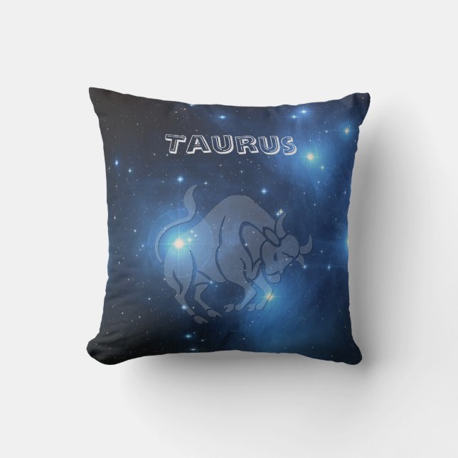 Zodiac sign Taurus Cushion (Front)