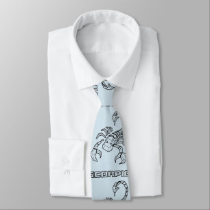 Zodiac Sign Tie: Scorpio(Transparent) Tie