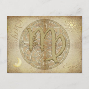 Zodiac Sign Virgo Postcard