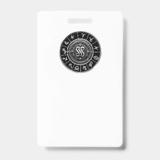 Zodiac signs ID badge