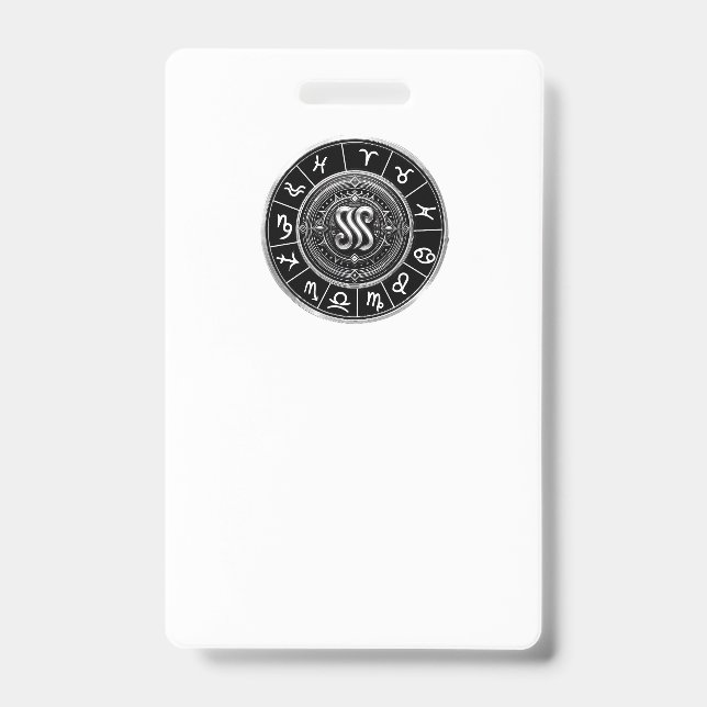 Zodiac signs ID badge (Front)