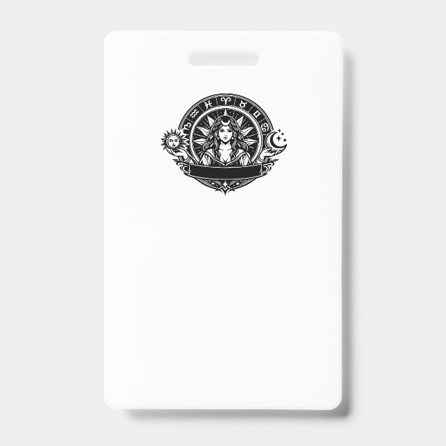 Zodiac signs ID badge (Front)