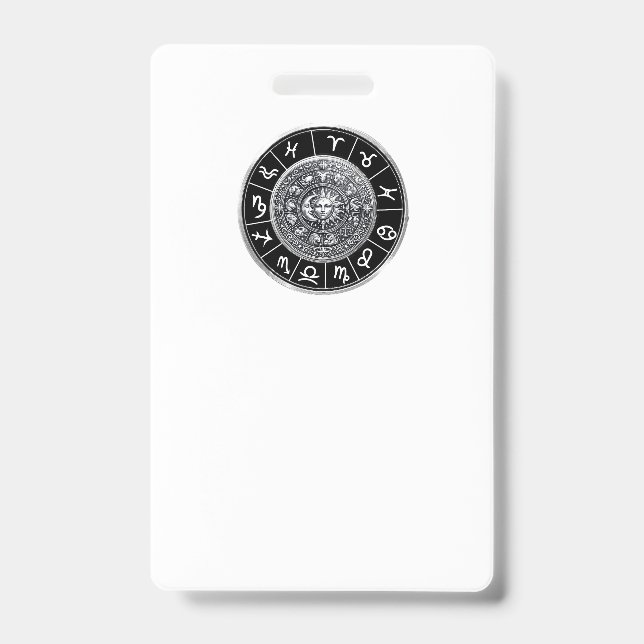 Zodiac signs ID badge (Front)