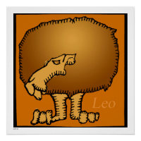 Zodiac Signs Leo Birthday Perfect Poster 20x20