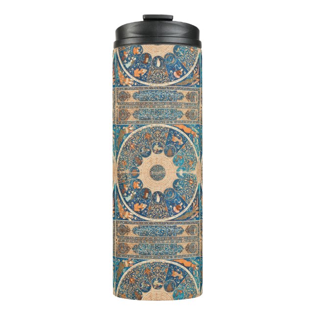 Zodiac Signs Vintage Celestial Map Thermal Tumbler (Front)