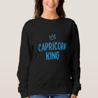 Zodiac Star Sign Astrology Horoscope  King Caprico Sweatshirt