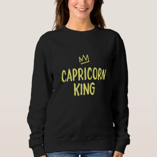 Zodiac Star Sign Astrology Horoscope  King Caprico Sweatshirt