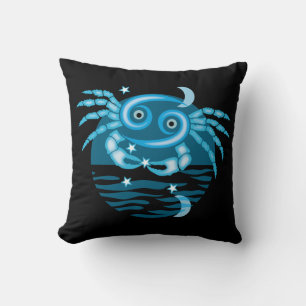 Zodiac Star Sign - Cancer Symbol Cushion
