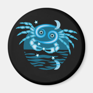 Zodiac Star Sign - Cancer Symbol Magnet