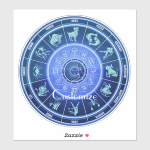 Zodiac Sun Sign Astrology Calendar