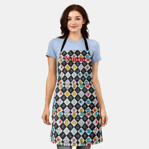 Zodiac Sun Sign Astrology Calendar Thunder_Cove Apron