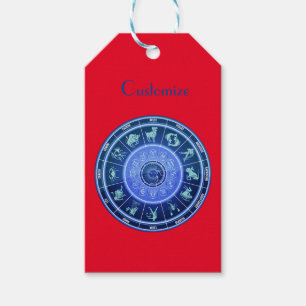 Zodiac Sun Sign Astrology Calendar Thunder_Cove Gift Tags