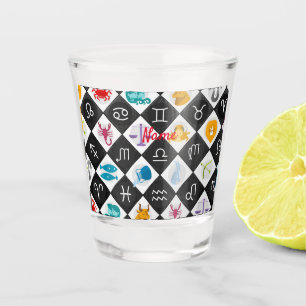 Zodiac Sun Sign Astrology Calendar Thunder_Cove Shot Glass
