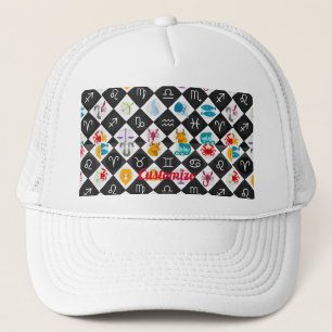 Zodiac Sun Sign Astrology Calendar Thunder_Cove Trucker Hat