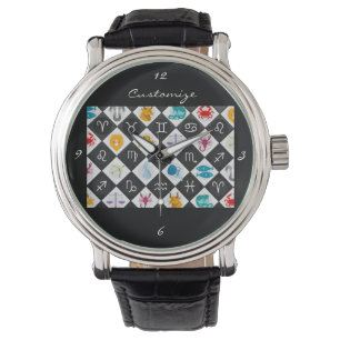 Zodiac Sun Sign Astrology Calendar Thunder_Cove Watch