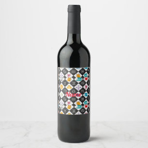 Zodiac Sun Sign Astrology Calendar Thunder_Cove Wine Label