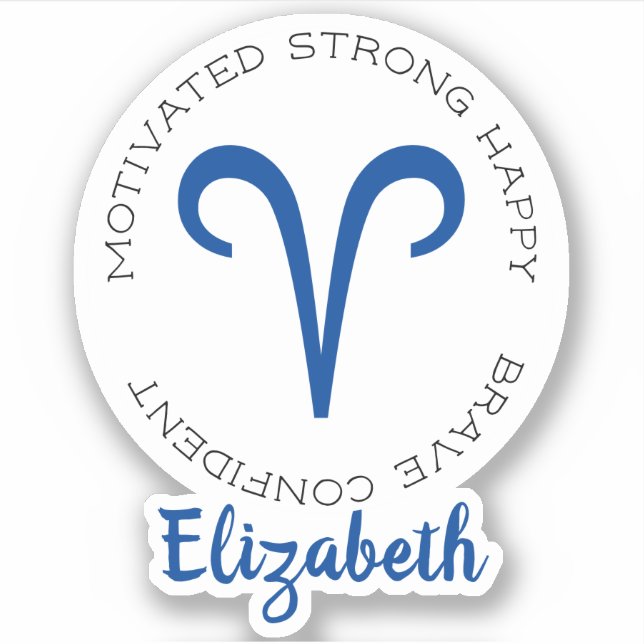 Zodiac Symbol Aries (Front)