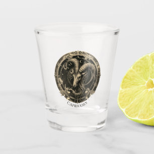 Zodiac Symbol Sea Goat Celestial Fantasy Capricorn Shot Glass