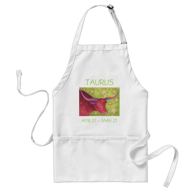 Zodiac Taurus apron (Front)