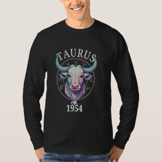 Zodiac Taurus Bull Born in 1954 T-Shirt