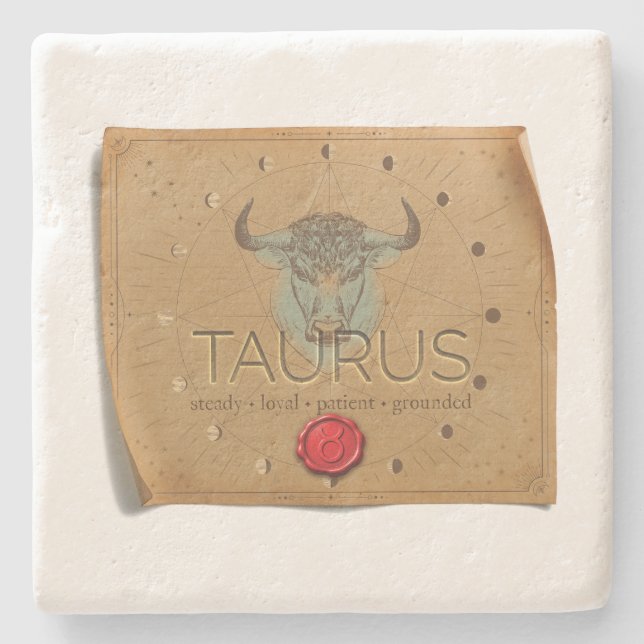 Zodiac - Taurus - Coaster (Front)