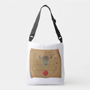 Zodiac - Taurus - Cross Body Tote Bag