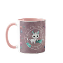 Zodiac Taurus Cute Cat Wheel Planet Astrology