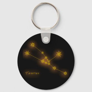 Zodiac - Taurus Key Ring