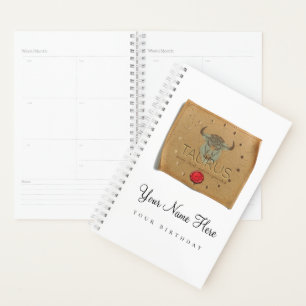Zodiac - Taurus - Personalised Day Planner