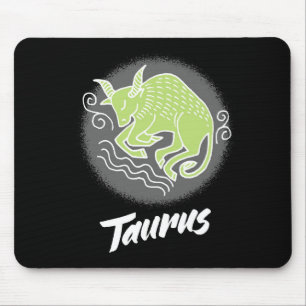 Zodiac Taurus Symbol Mouse Pad